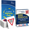 Highway Code Book 2026 UK + 100 Traffic Signs Flash Cards Set