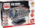 Machine Works Build Your Own V8 Engine Toy - Replica Model Building Kit - Features Augmented Reality, Sounds and Illumination, 4 Modes, 250+ Pieces, 10+ Years Visit the Machine Works Store