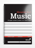 Silvine A4 Music Manuscript Book - Printed 12 Stave (100 Pages)