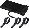 50 Pcs Cable Ties Reusable Hook and Loop Cable Straps Adjustable Tidy Fastening Strap Wire Management for Home & Office Accessories Headphones PC Wire USB Data Cables Organizer