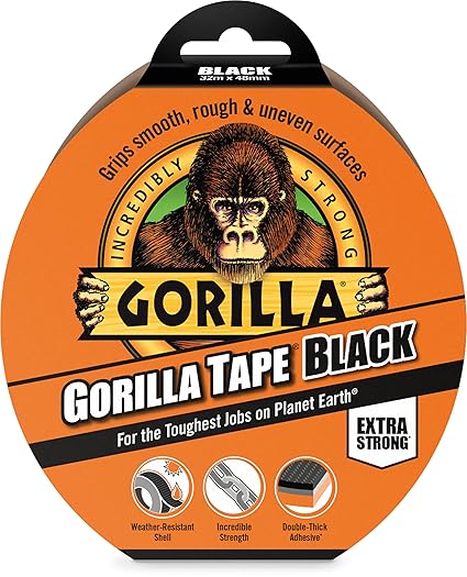 Gorilla Tape Black 32m