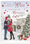 Regal Publishing Traditional Christmas Card Wife- C85471, Multi-color, 9 x 6 inches