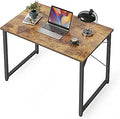 CubiCubi Computer Desk 80x40 cm Home Office Laptop Desk Study Writing Table, Modern Simple Style, Brown