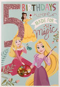 Hallmark Age 5 Birthday Card - Disney Princess Design
