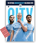 Manchester City Calendar 2026 Official A3 Wall Calendar Football Gift Present with Free Organising Stickers Included