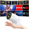 Projector HY300 Pro Mini WiFi6 BT5.2 Portable 4K Full HD1080P Support Keystone Automatic 180° Rotation Outdoor Smart Android OS