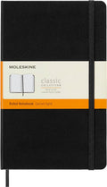 Moleskine Classic Notebook, Large, Ruled, Black, Hard Cover (5 X 8.25)