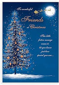 Regal Publishing Classic Christmas Card Friends - 9 x 6 inches