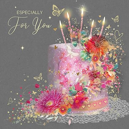 Cherry Orchard Female Especially For You Card - Birthday Cake
