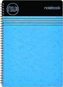 NU Notebooks - Craze Cloud Range - A4 Blue Notebook - Wirebound Notebook - Stationery Notebooks - Ruled Notepad - 110 Pages, NU003356-FSC-BL