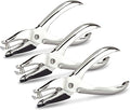 Rapesco 1739 Business Pack: 3 x Single Hole Paper Punch Model 25, 10 Sheet Capacity, Silver