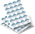 Christmas Reindeer Food Stickers, 120Pcs Magic Labels, Multicolor, Round, Paper, 4.5cm (Diameter), Uncoated