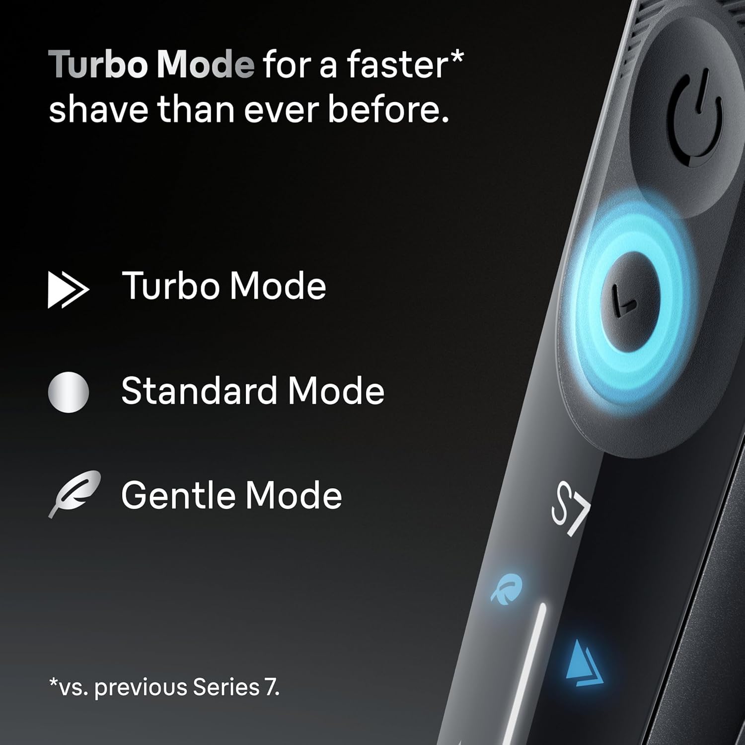 Braun Series 7 Electric Shaver, Up to 60 min, Cordless, Wet & Dry Razor for Men with Precision Trimmer Attachment, 100 Percent Waterproof, 72-N1200SI, Black
