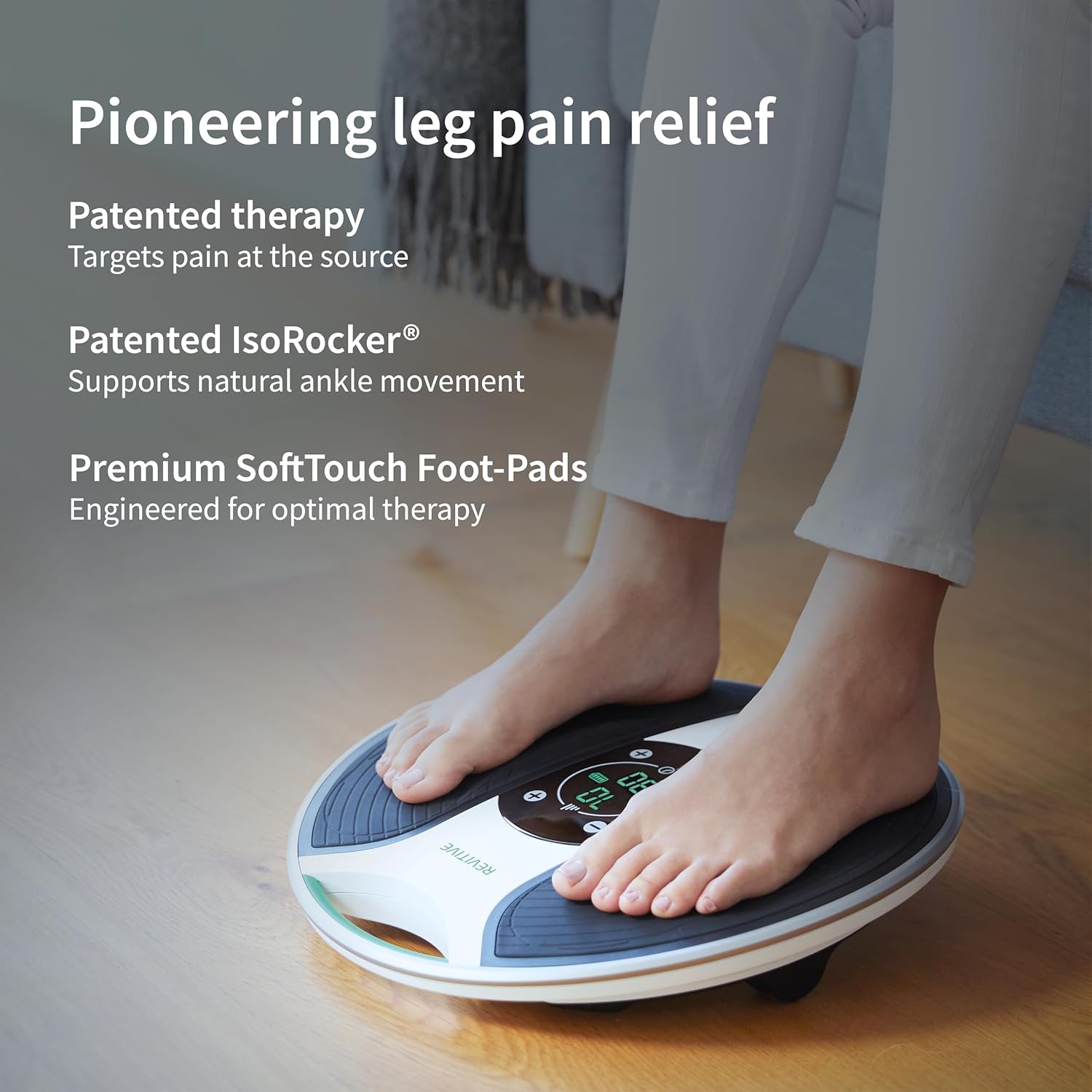 Revitive Medic® – Clinically Proven Drug-Free Relief for Leg & Body Aches & Pains, Cordless, Designed to Keep You Moving