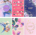 2027 Diary A5 Week to View - Fancy Marble Hardback Planner with Ribbon Bookmark - Runs January 2027 to December 2027 (Marble)