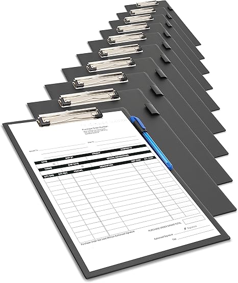 Rapesco 1745 Business Pack: 10 Standard Clipboards, A4+, Black Visit the RAPESCO Store