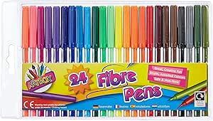 ARTBOX Fine Tip Fibre Colouring Pen (Pack of 24)