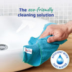 Spontex Microfibre Cleaning Cloths, 4-Pack, 30×30 cm, Assorted Colors