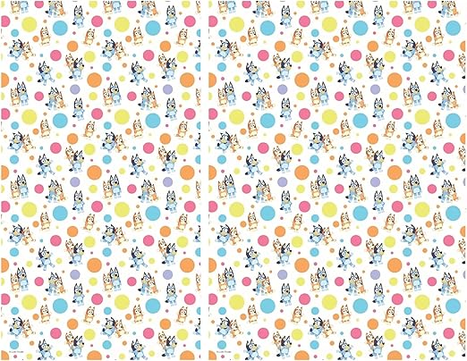 Bluey Wrapping Paper 2M Roll Wrap - Bluey Gift Wrap