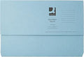 Q-Connect Document Wallet Foolscap Blue (Pack of 50) KF23011