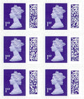 GOVLAX GROUP First Class Stamps (6 Pack) - Self Adhesive UK Letter Postage for Standard Mail with Barcode - Royal Mail
