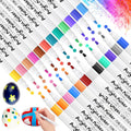 Goldge 24 PCS Acrylic Paint Pens, Rock Painting Pens, Paint Pens, Acrylic Markers, Fabric Pens for Gift Card Glass Wood Canvas Stones Egg Scrapbook Art Supplies Adults Kids