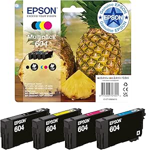 Epson 604 Pineapple, Genuine Multipack, 4-colours Ink Cartridges