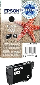 Epson 603 Black Starfish Genuine, Ink Cartridge, Standard Capacity