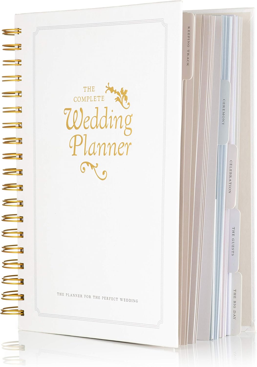The Complete UK Wedding Planner Book Journal and Organiser by DayWorks: Perfect Bridal Engagement gift includes Checklists, Pockets, Undated Diary & much more to help organize the perfect wedding