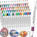 JIANTA 60 Colours Acrylic Paint Pens, Acrylic Markers for Painting Rock, Wood, Metal, Canvas, Fine Tip Acrylic Pens for Easter, Halloween, Christmas