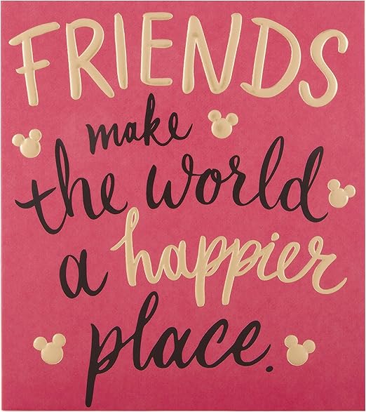 Hallmark Birthday Card for Friend - Contemporary Text Design
