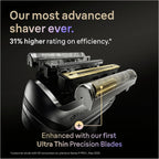 Braun Series 9 PRO+ Electric Shaver for Men, 9665CCE, Graphite - Wet & Dry Electric Razor, 5+1 Ultra Thin Precision Blades, Pro SensoAdapt Technology, 6in1 SmartCare Center, 60 min Runtime