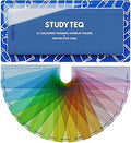 Studyteq 15 x Professional Dyslexia Coloured Reading Overlays And Rulers + Protective Case | Reading Tracking Rulers for Visual Stress, Dyslexia, Irlens Syndrome, and ADHD