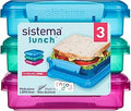 Sistema Bento Box LUNCH | Bento School Lunch Box with Compartments | 1.65 L | Food Storage Container in Minty Teal | 1 Count