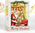 Christmas Cards, Pop Up Santa Christmas Card, Musical Merry Christmas Card, Christmas Gifts for Women Men Kids Husband Wife Mom Dad, Christmas Greeting Card with Envelopes