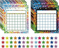 80 Pack Incentive Reward Chart for Classroom Home Behavior for Kids Students with 2400 Pieces Star Stickers…