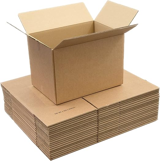 SmithPackaging Double Wall Cardboard Shipping Boxes 381x254x254mm (15x10x10") Pack of 20 Cartons