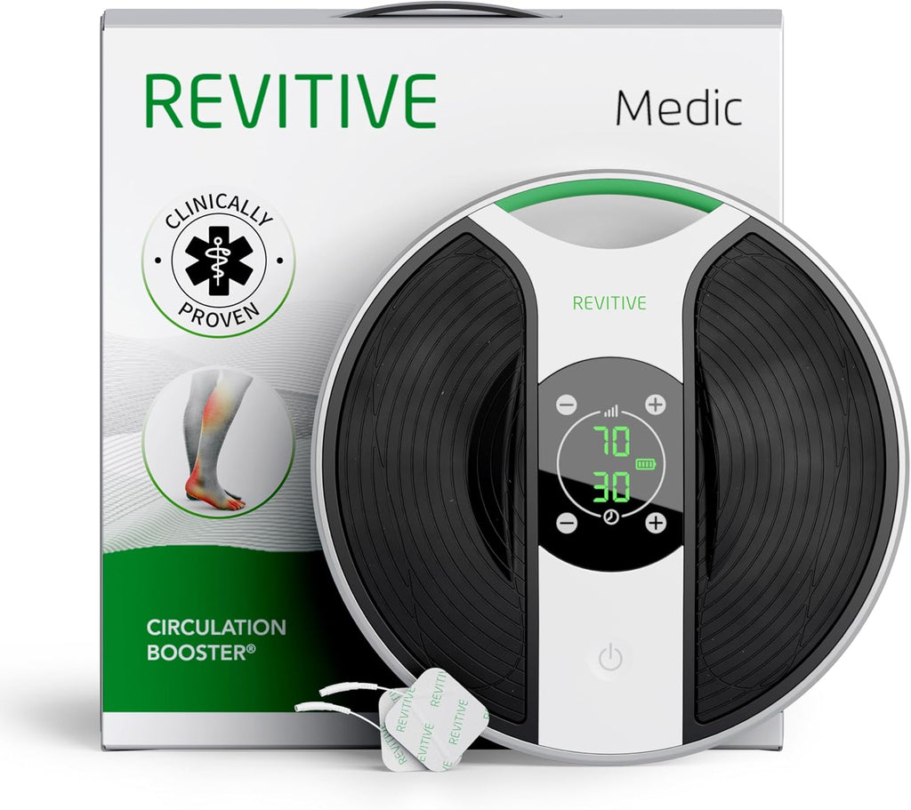 Revitive Medic® – Clinically Proven Drug-Free Relief for Leg & Body Aches & Pains, Cordless, Designed to Keep You Moving