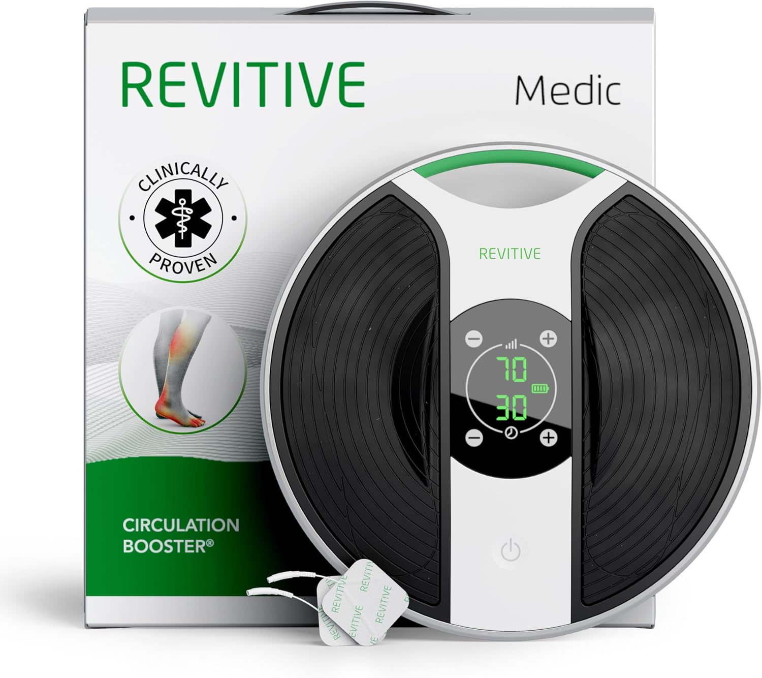 Revitive Medic® – Clinically Proven Drug-Free Relief for Leg & Body Aches & Pains, Cordless, Designed to Keep You Moving