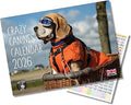 2026 A4 Dogs calendar. Crazy Canines calendar. One Month to View. A3 when open. Funny Dogs Wall Calendar by Absolutely Yours.