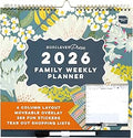 Boxclever Press Family Weekly Planner 2026. 2026 Calendar UK with 6 Columns. Family Calendar 2026 runs Now - Dec'26. Wall calendar 2026 with Lists, Pocket & Stickers.