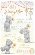 Me to You Tatty Teddy Cute Birthday Card To A Lovely Daughter - Official Collection
