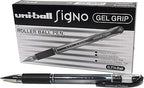 uni-ball - Signo Gel Grip, Fine Nib, Black Ink, R