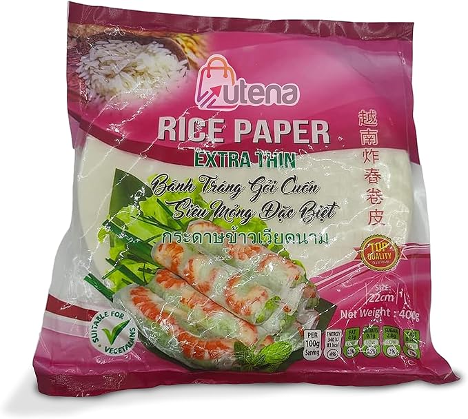 Vietnamese Rice Paper - Great for Spring Roll - Spring roll - 22 cm - Pack of 400g