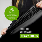 EcoBag 50-Pack Recyclable Refuse Sacks, 100L, Leak-Resistant, Eco-Friendly