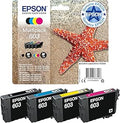 Epson 603 Starfish Genuine , 4-Colours Multipack Ink Cartridges
