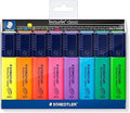 STAEDTLER 364 WP8 Textsurfer Classic Highlighter Pen - Assorted Colours (Wallet of 8)