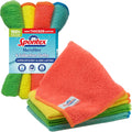 Spontex Microfibre Cleaning Cloths, 4-Pack, 30×30 cm, Assorted Colors