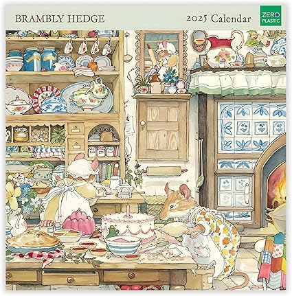 Museums & Galleries Brambly Hedge 2025 Calendar - Month to Month View Wall Calendar UK - 2025 Wall Planner and Personal Organiser for Home and Family