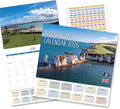 2025 A4 British Coast Calendar. One Month to View. A3 when open. Wall Calendar by Absolutely Yours.